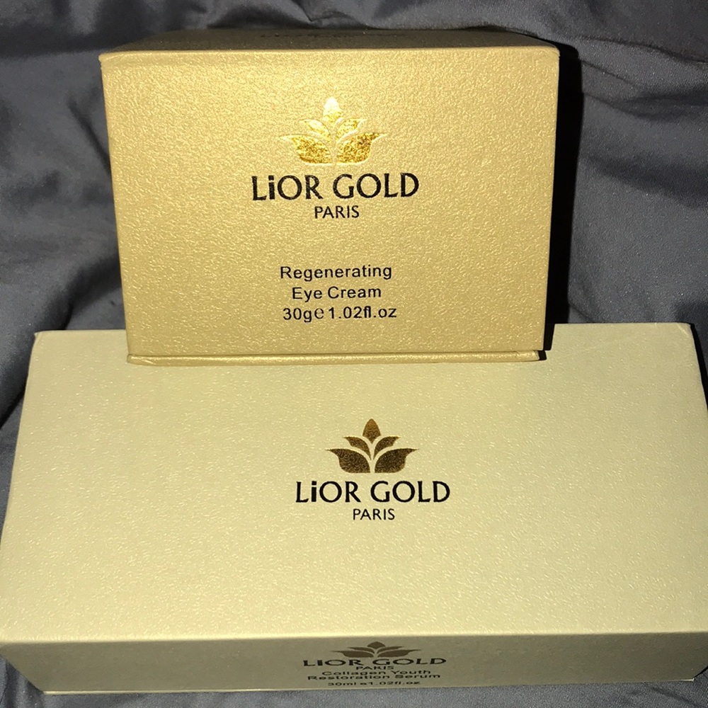 Lior Gold Paris Regenerating Eye Cream NIB